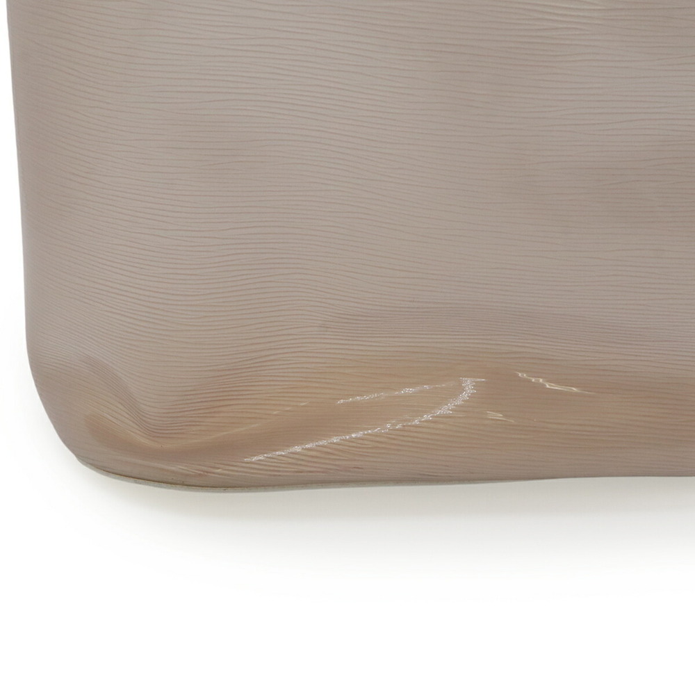 LOUIS VUITTON Epi Plage Lagoon Bay Tote Bag, Vinyl Leather, Coconut, Clear Go... - Picture 6 of 10